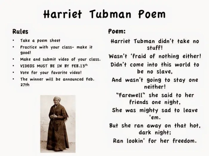 Eloise greenfield poem harriet tubman