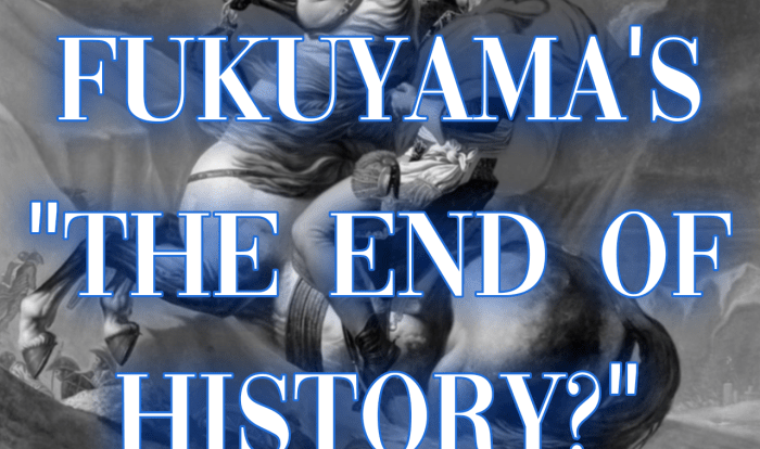 Fukuyama end of history pdf